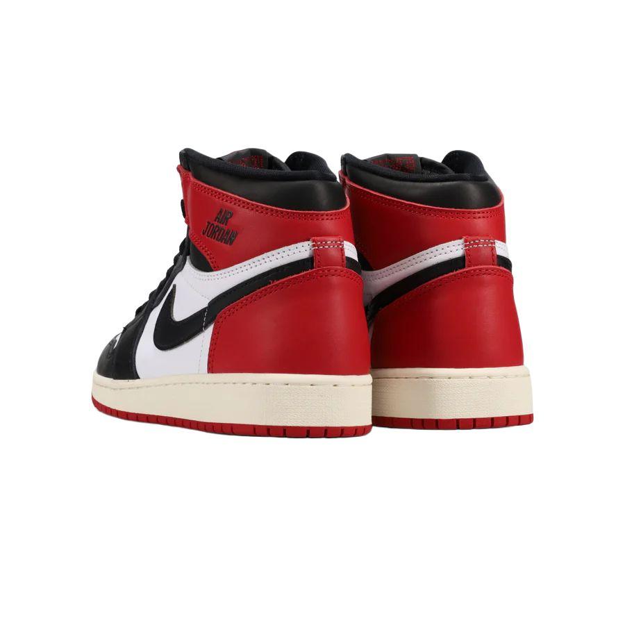 Air Jordan 1 Retro High OG GS Black Toe Reimagined Sneakers per bambini rosse Varsity-rosse bianche FD1437-106