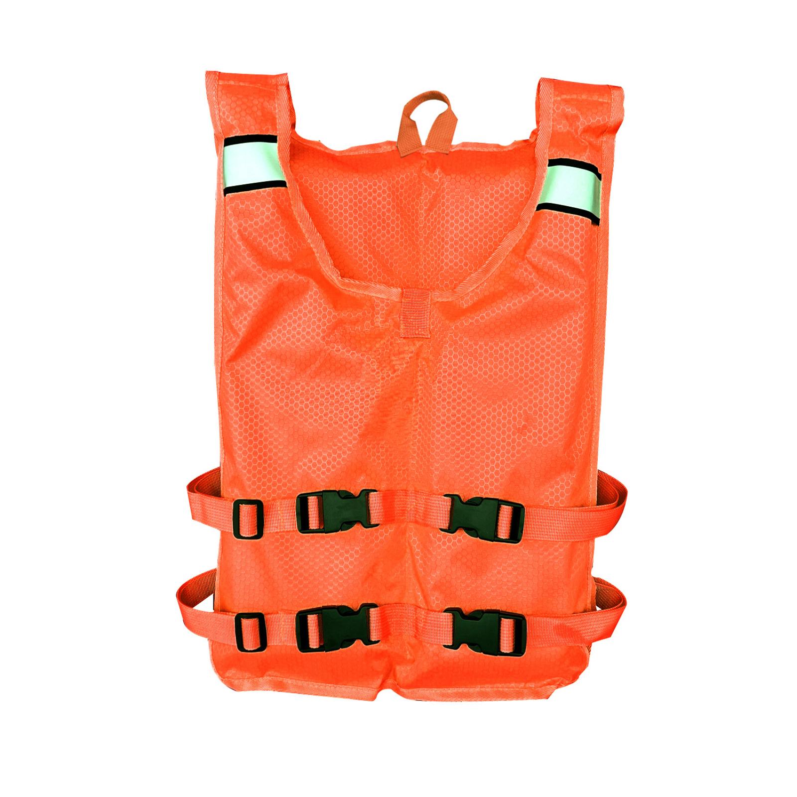 

Portable Foldable Buoyancy Vest with Four Adjustable Buckles Reflective Design for Water Safety and Outdoor Activities one size