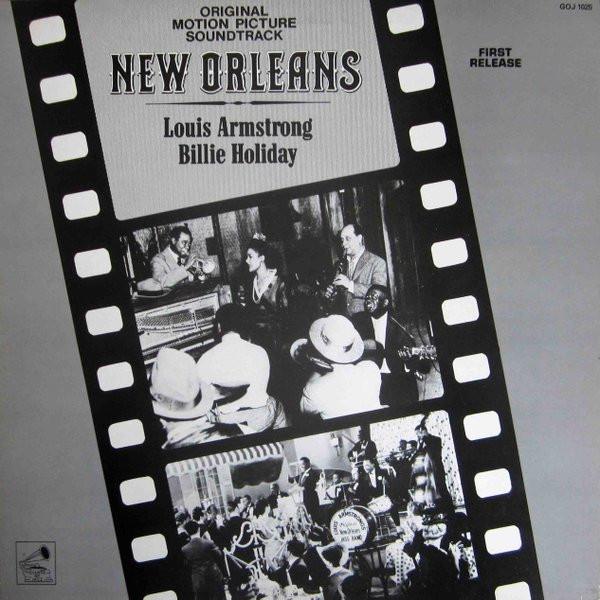 LP Record LOUIS ARMSTRONG & BILLIE HOLIDAY - New Orleans (Original Motion Pictur GOJ1025 Giants Of Jazz  1983 UK Jazz Used