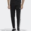 Adidas Originals Trefoil Three-Stripe Print Fleece Joggers Men Bottoms Black DV1549