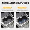 Suede Car Coaster Water Cup Holder Anti-Slip Pad Accessories For Benz AMG A C E S G Class W201 W210 W108 W204 W205 W203 QS1