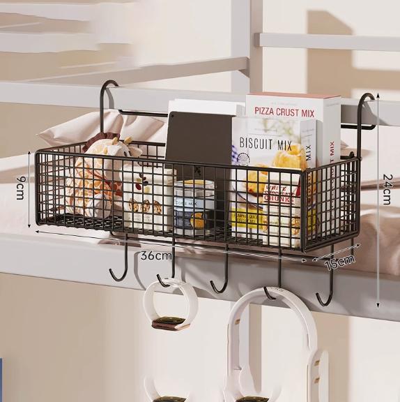 Grid Dormitory Storage Rack, Good Storage Rack, Bedside Bed, Basket Rack, Student Dormitory Wall