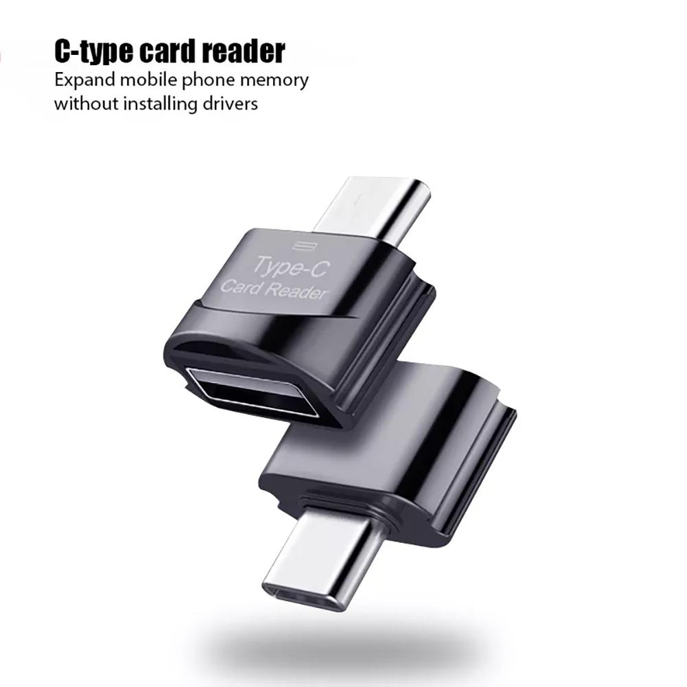 Type-c / Android Micro Usb Interface Smart Adapter Card Reader Mobile Phone Tablet External Transfer Tf Card Reader