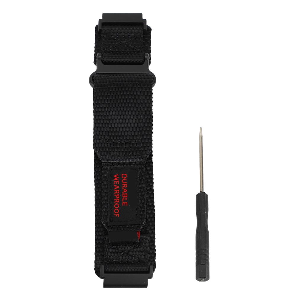 Nylon Watch Band for Huami T Rex Ultra Smartwatch Hook and Loop Fastener Breathable Woven Replacemen
