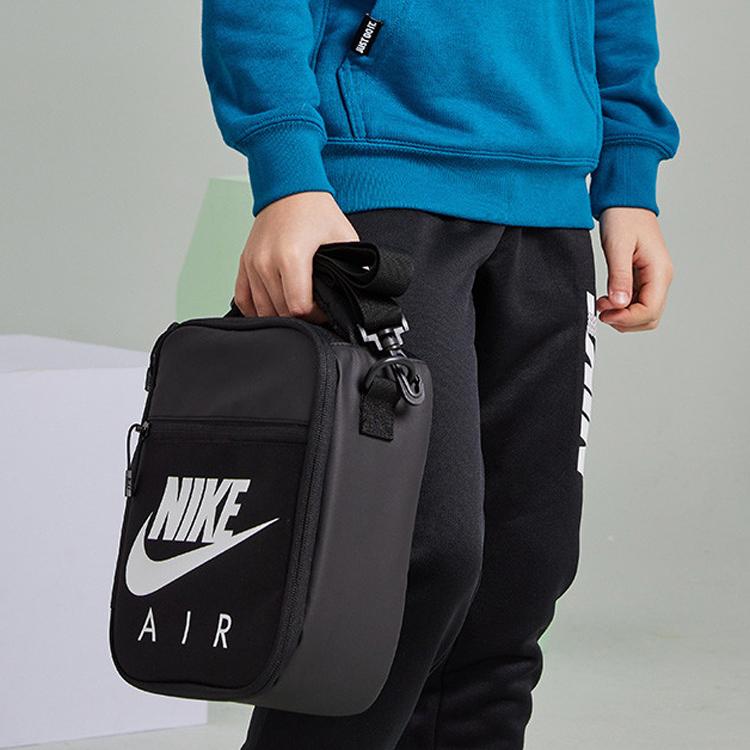 New Nike Polyester Shoulder Bag, Crossbody Bag Regular Unisex Pure Black NY2033035GS-001