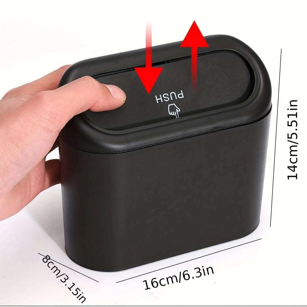 Black Multi-functional Seat Back Storage Box for Cars.