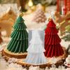 Origami Rotating Christmas Tree Scented Candle Mold - Home Decor Plaster Silicone Mold