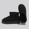 Women's Mid-Calf Fleece-Lined Winter Snow Boots with Thick Soles - G9902