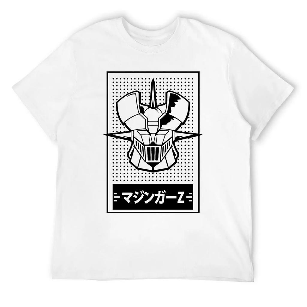 Mazinger Z Bust Essential For Sale T-shirts Casual Graphic T-shirt Crewneck Sports Geek Aactivity Competition USA Size