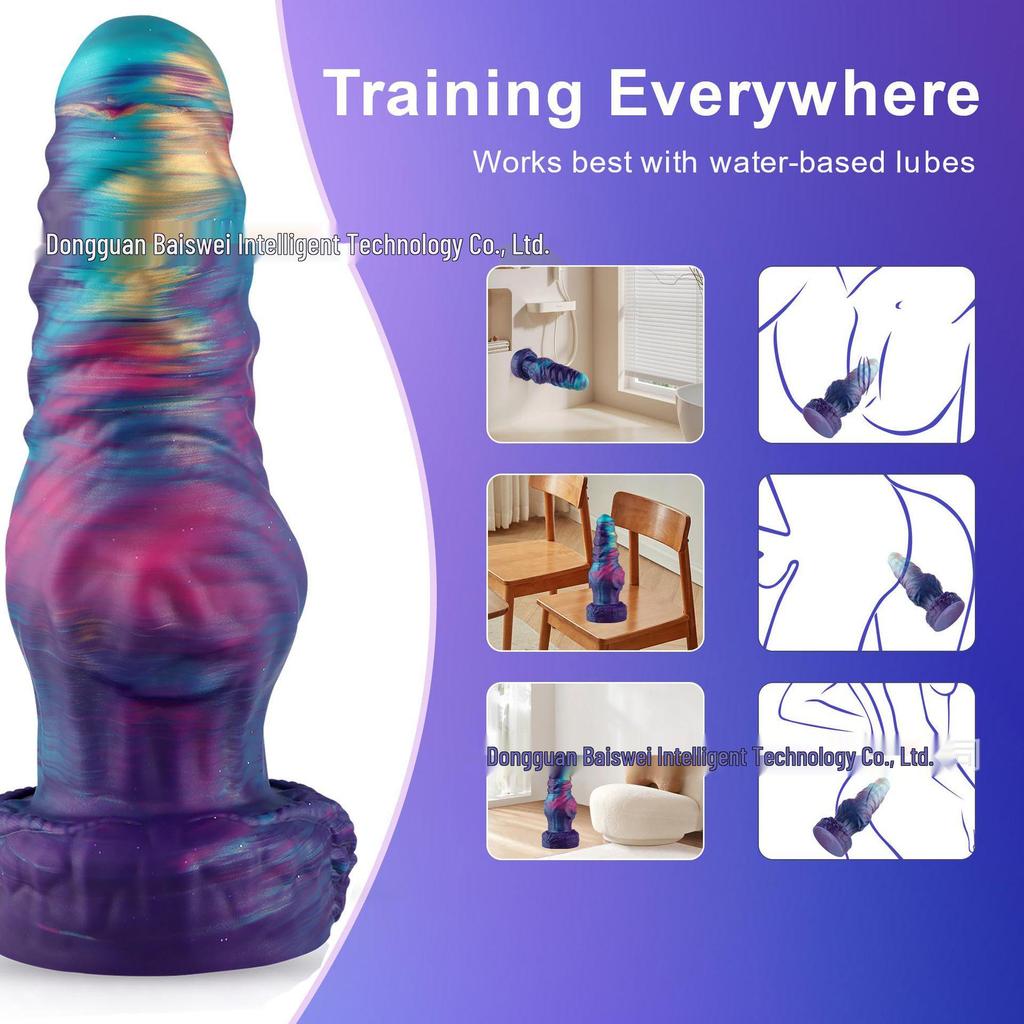 Kreuz Super Dick Alien Pferd Silikon Dildo & Butt Plug SM Spielzeug