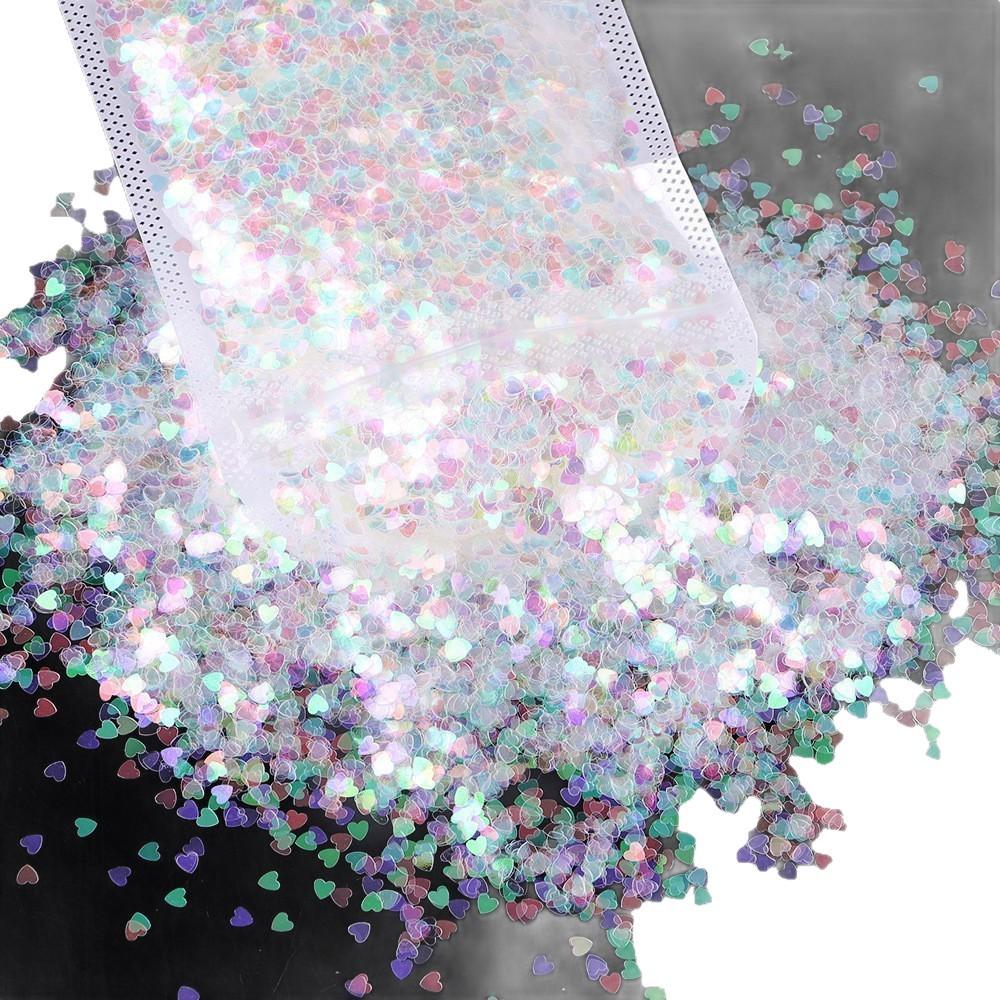 Blue Light Irregular Sequin Flakes for DIY Nail Art and Jewelry