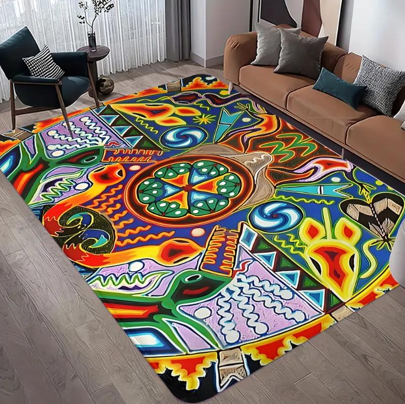 Horus Rug Carpet for Living Room Bedroom,Floor Mat Non-slip  Bedroom Decor  Living Room Decoration  Carpet Area Rug Machine Wash