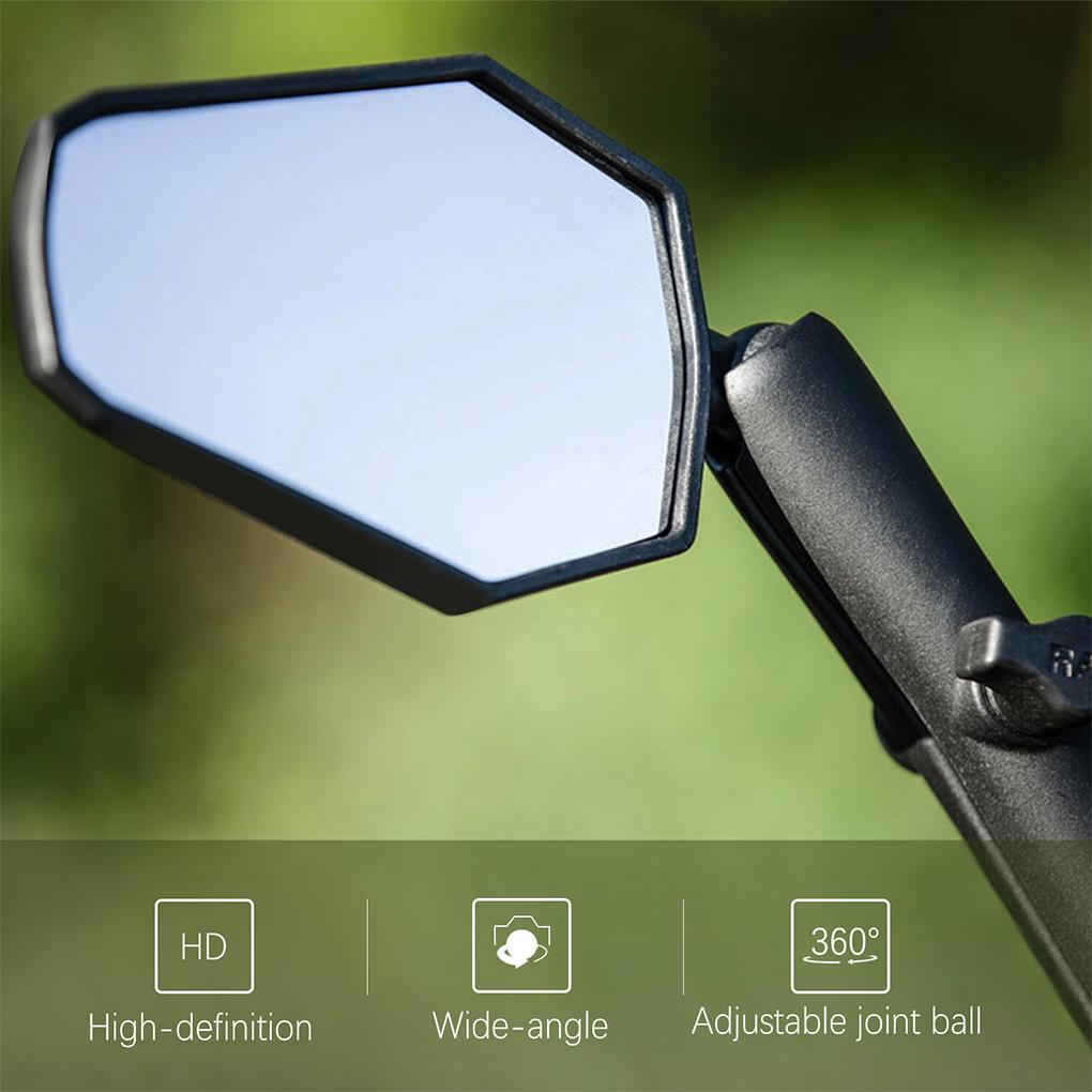 1Pair Universial 8MM/10MM Motorcycle Mirror Scooter 360° Rotation Rearview Mirrors Electromobile Back Side Mirror