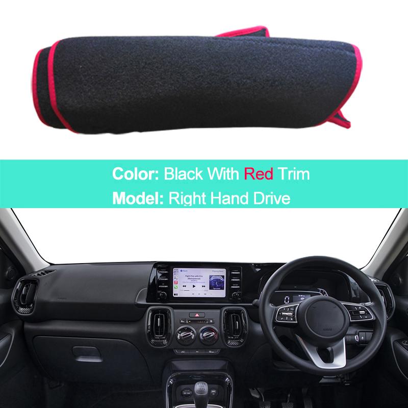 For Kia Sonet 2024 2025 Car Dashboard Mat Rug Cover Decoration Non Slip Pad Windscreen Sun Shade Car Mat Accessories