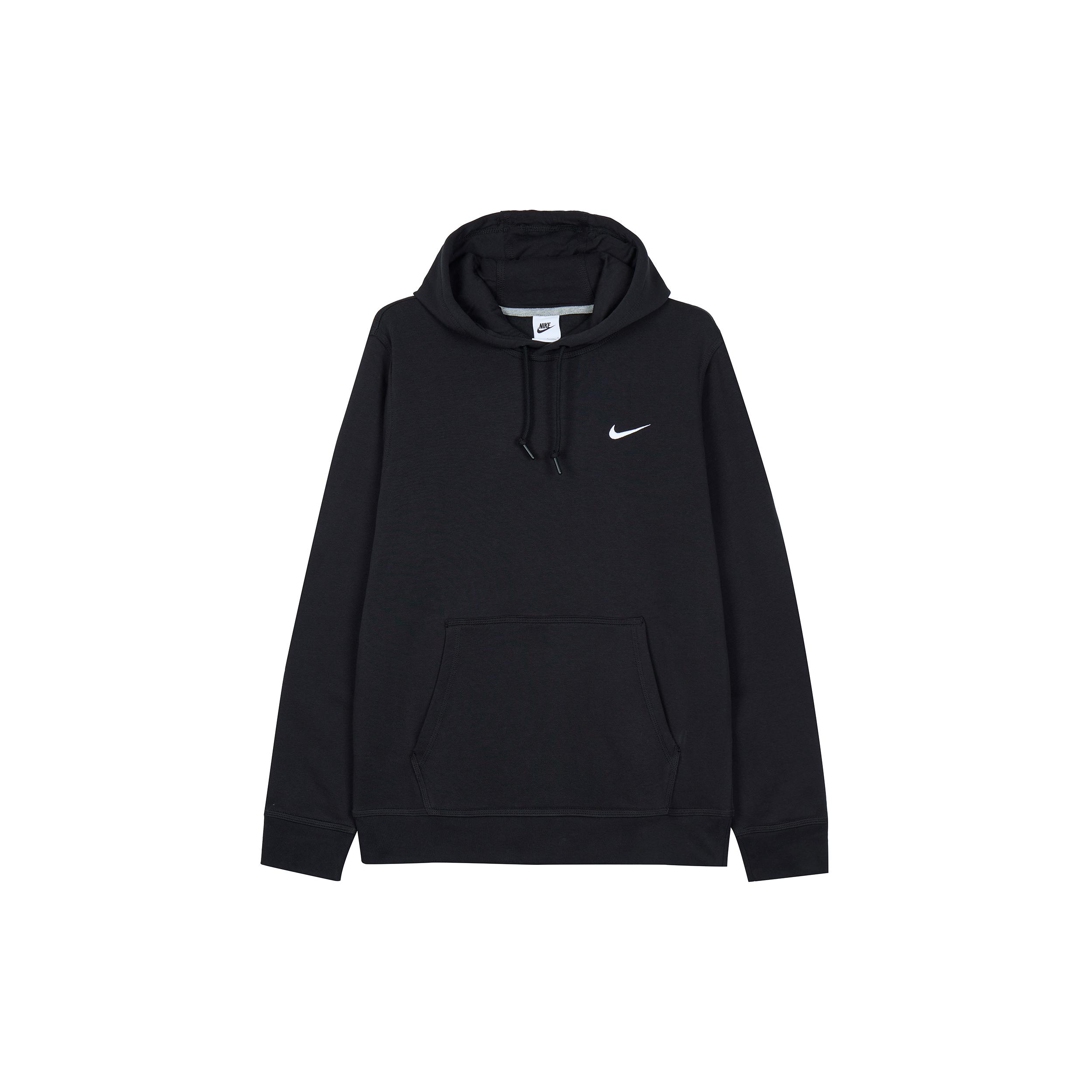 Мужская толстовка Nike с капюшоном и флисовой подкладкой Черный/Белый 623453-010 L