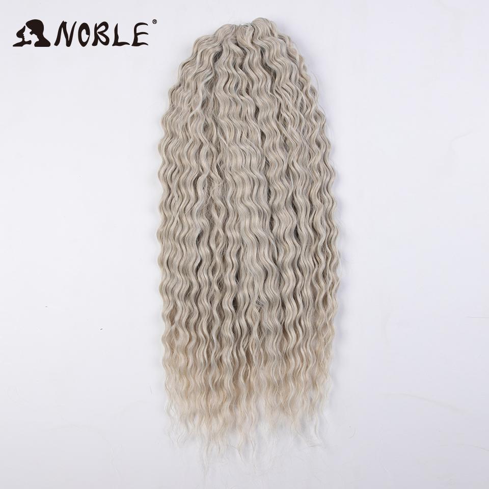 Edles Häkelhaar Locken Haar Wasserwelle 24 Zoll 300g Ombre Blond Twist Häkelhaar Zopf Haar Deep Wave Flecht Haarverlängerung