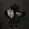 Unisex Oversized Hooded Long Sleeve Graphic Sweatshirt Streetwear Casual Pullover Winter