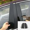 For Chevrolet Equinox 2018-23 Piano Black PC Pillar Posts Set Door Cover Trim 6x