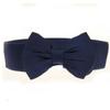 Summer Elegant Sweet Big Bow Waistband Elastic Wide Dress Stretch New Designer Belts for Women Vintage Girls Cinch Belt