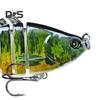 Bionic Swimming Bait Lifelike Fishing Gear for Bass Trout 3D Bionic Fishing Lures That Swim by Itself for Freshwater And Saltwater Fishing