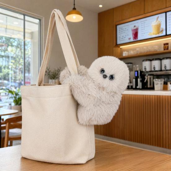 Electric Plush Doll Cartoon Owl Shape Plush Doll Crafted From Plush and Pp Cotton