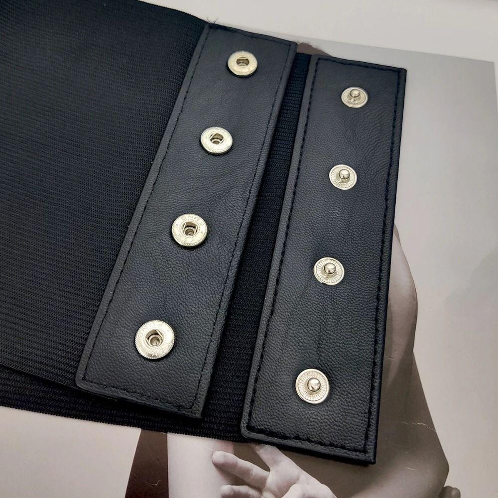 High Waist Plus Size  Cummerbunds PU Leather Wide Waist Belt Personality Female Waistband  Corset