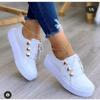 Women's Large-Sized Round Toe Thick-Sole Casual Shoes - European & American Style