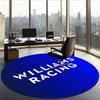 Williams Racing (1) Round Office Rug Decorative Floor Rug for Office Bedroom Living Room and Home Space