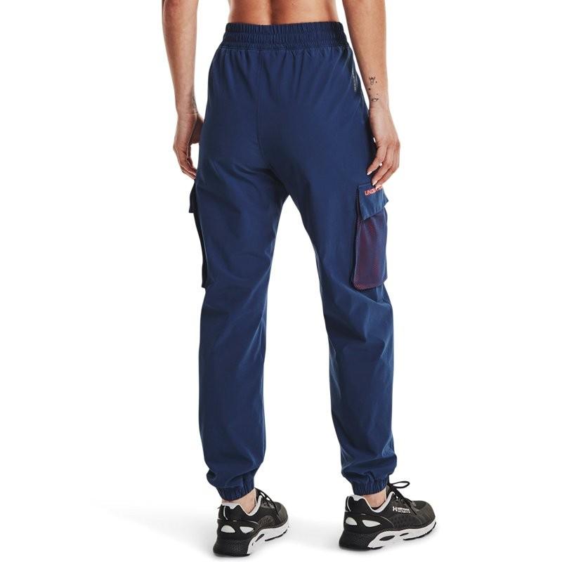 Under Armour Side Pocket Joggers Women Sports Pants Blue 1365962-404