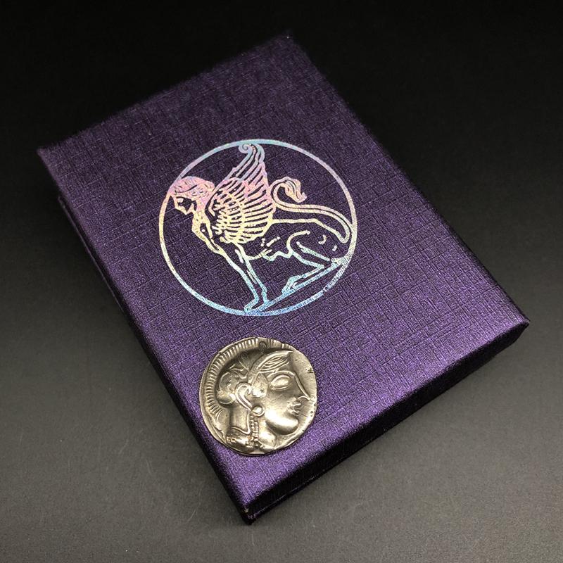 Recarved Greek Silver Plated Coin The Goddess Of Wisdom Athena Necklace Owl Ancient Athens Silver Coin Pendant Aquarius Patron
