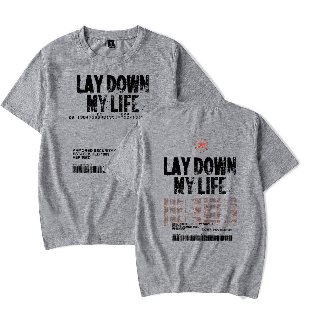 

JPEGMAFIA Lay Down My Life Tour TShirts Merch Women Clothes Trend Casual Short Sleeve Top S