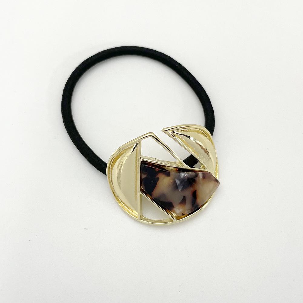 

Трансграничная резинка для волос Allure: Стильный сплавной галстук для высоких хвостов - Вдохновленный японским и корейским стилем, Высокая эластичность для женщин