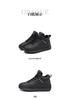 Red Dragonfly Women's Winter High-Top Sports Casual Shoes, Plus Velvet Warm Thick Sole, Non-Slip Flat Travel Shoes