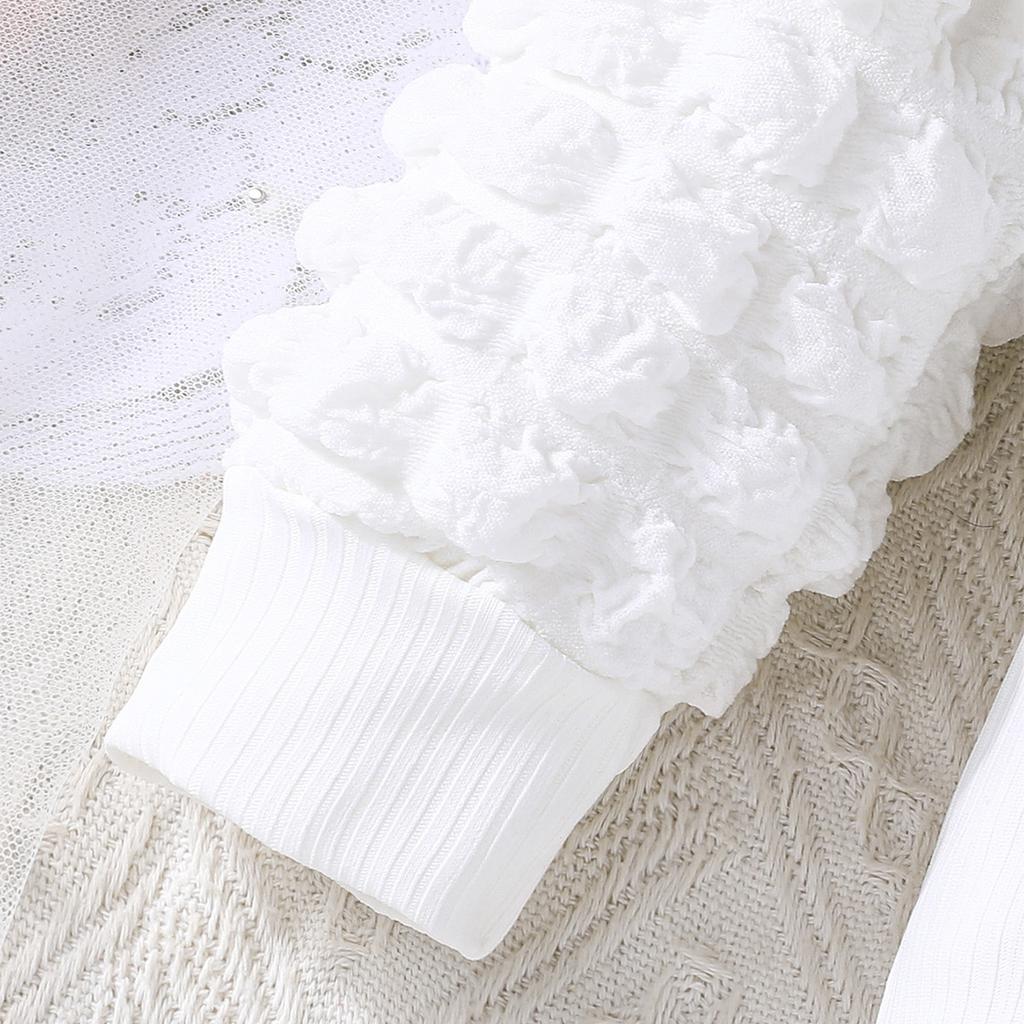 Autumn New Bear Top + Plaid Skirt for Girls Fashion