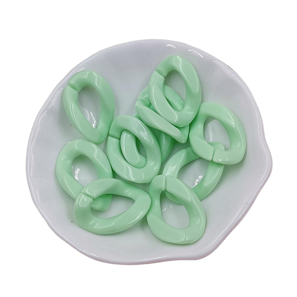 25 ks/balení 17*23 mm barevné makronky s twisty, korálky, spona pro diy módní náhrdelník, telefon, tašku, řetízek, výrobu šperků, dekorativní doplňky