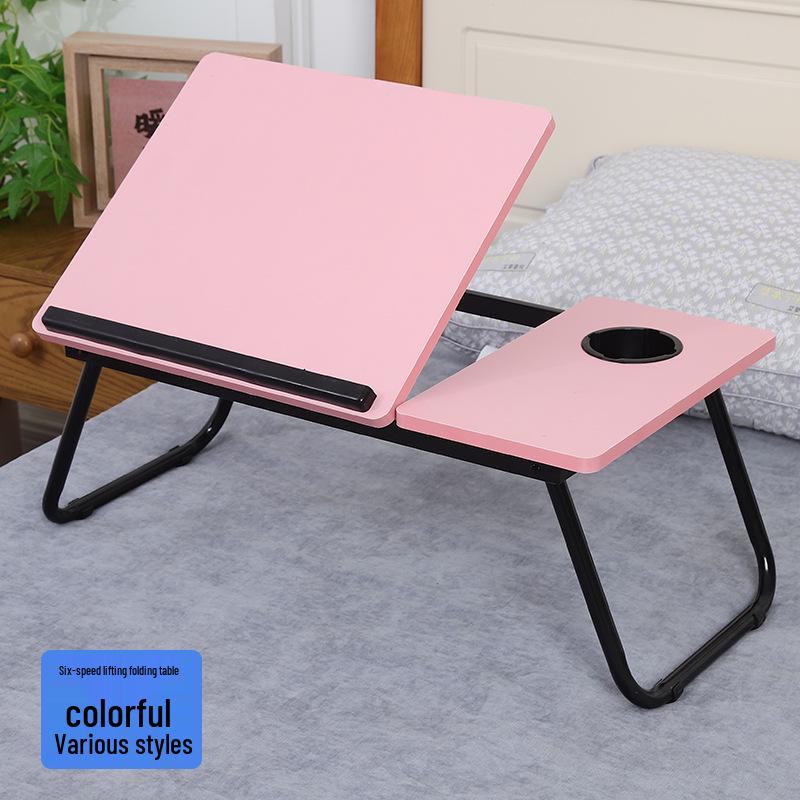 Folding Six-Speed Bedside Table: Multi-functional Study Desk & Laptop Stand