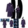 Wednesday Addams Character Cosplay Dress With Polyester Material For Women And Girls