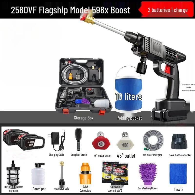 Banjue Cordless Lithium Battery Pressure Washer CN plug (adapter included)
