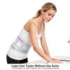Lower Back Support For Men Women, Lightweight Lumbar Support With 3D Pad, Breathable Support Belt For Herniated Disc, Sciatica