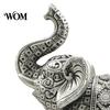 Feng Shui Ornaments Elephant Figurine, Luck Charm Sculpture, Versatile Indoor Outdoor Decor for Entryway Interior Ornament Car Tabletop Living