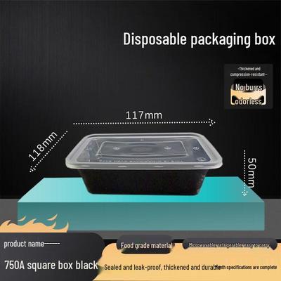 750ml Disposable Rectangular Food Containers