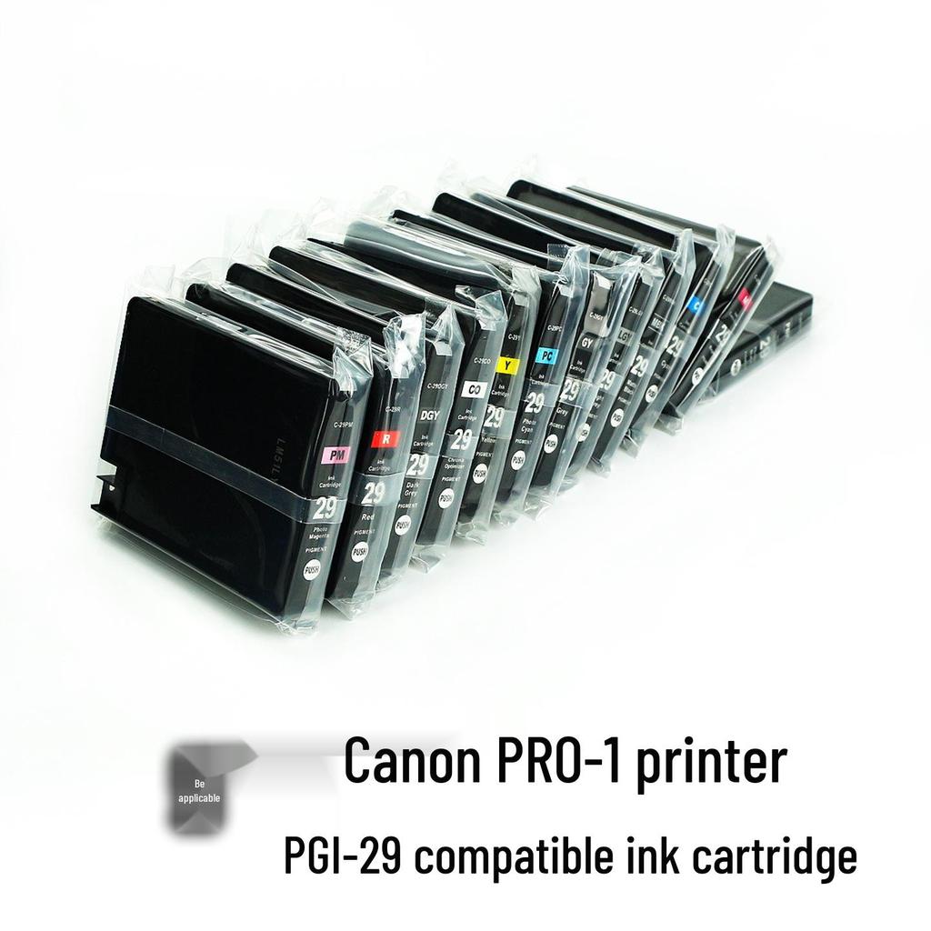 Compatible Black Ink Cartridge for Canon Pro-1 PGI-29PBK/MBK Inkjet Printer