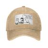 Gregs Tagebuch Du kannst es besser als er Denim Stoff Kappe Lässige Baseballkappen Verstellbarer Hut Sommer Unisex Baseballkappen