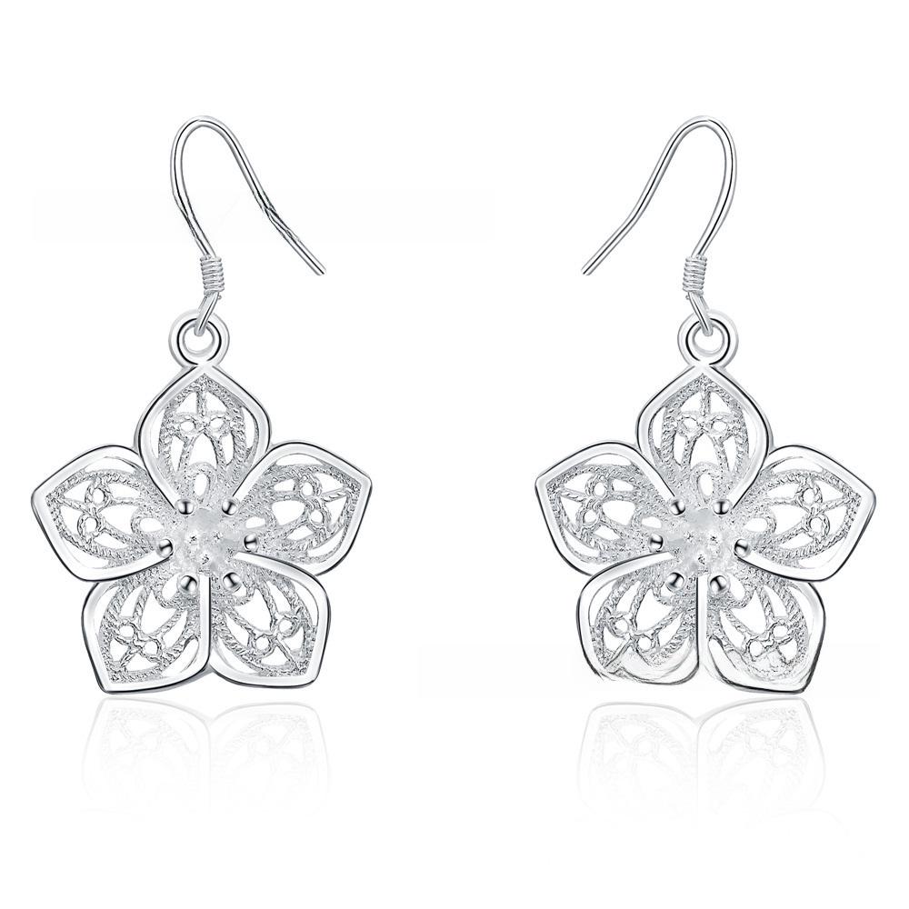 

Jinshihu Jewelry: Korean Retro Flower Fashion Earrings