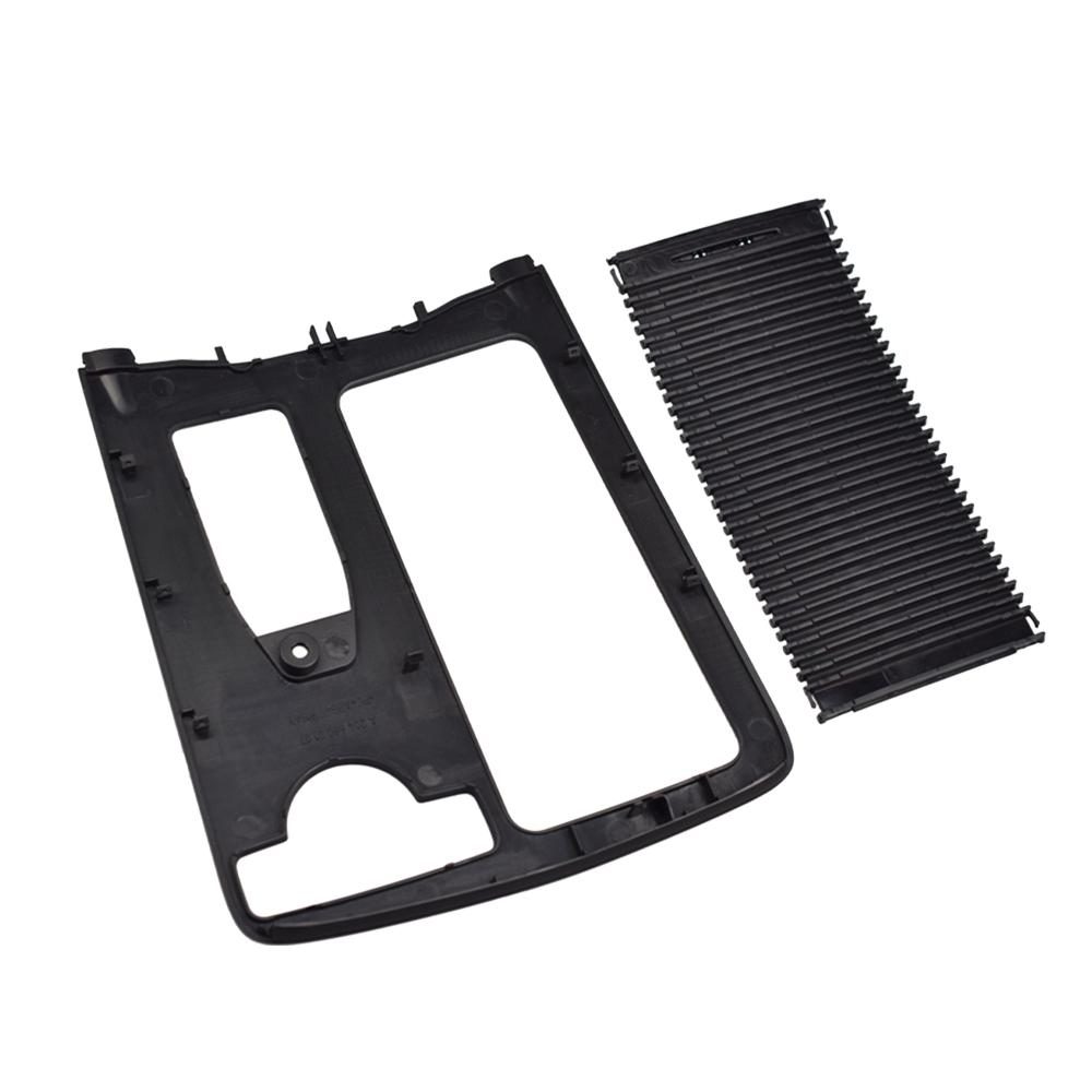 Consolă centrală auto pentru Mercedes Benz W204 C C180 C200 C220 E W212 E260 E300 Capac ornamental pentru panou suport pentru pahare + capac jaluzel