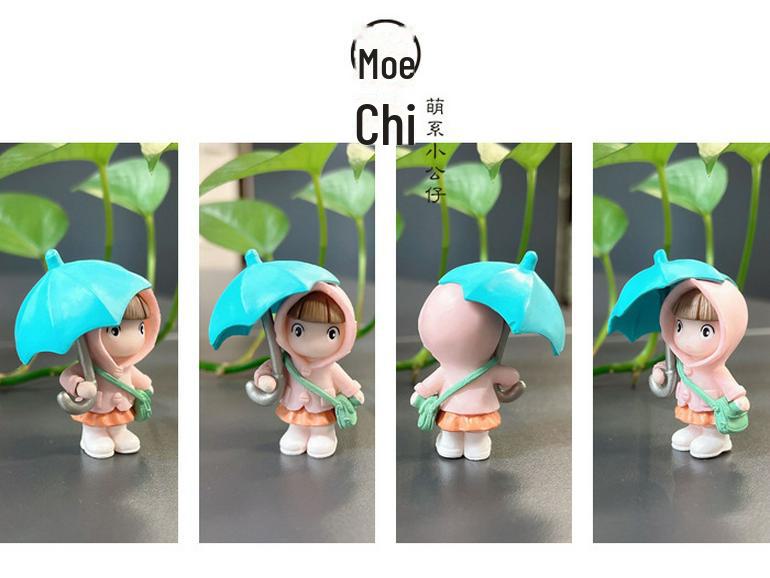 Umbrella Couple Ornaments for Cake Decorating and Home Decor