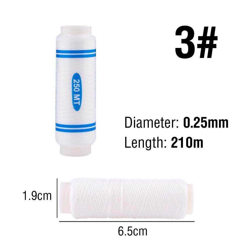 2 шт. Рыболовные снасти Прочная Эластичная Эластичная Огнестойкая леска 0,15 мм - 0,5 мм Длина 250 м Леска Рыболовная Нить Рыболовная
