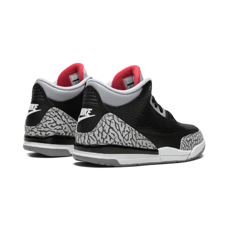 (PS) Air Jordan 3 Retro OG 'Black Cement' 2018 Kids' 429487-021