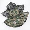 Camouflage Bucket Hat Men's Summer Outdoor Sun Protection Visor Breathable Mesh Mountaineering Fishing Hat Foldable Big Eaves Hat