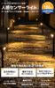 HAPPYJOINT Sleek 2-Piece Motion Sensor Light, Solar Powered, Outdoor, Waterproof, Pole, IP65, 120 Hours of Light, Adjustable Height, Warm White